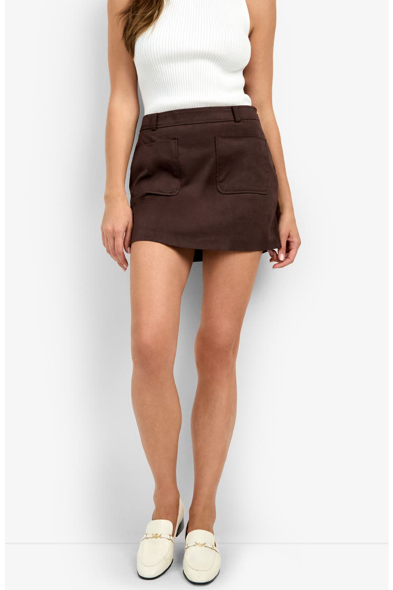 Ethal Skirt, Alternate, color, Cioccolato