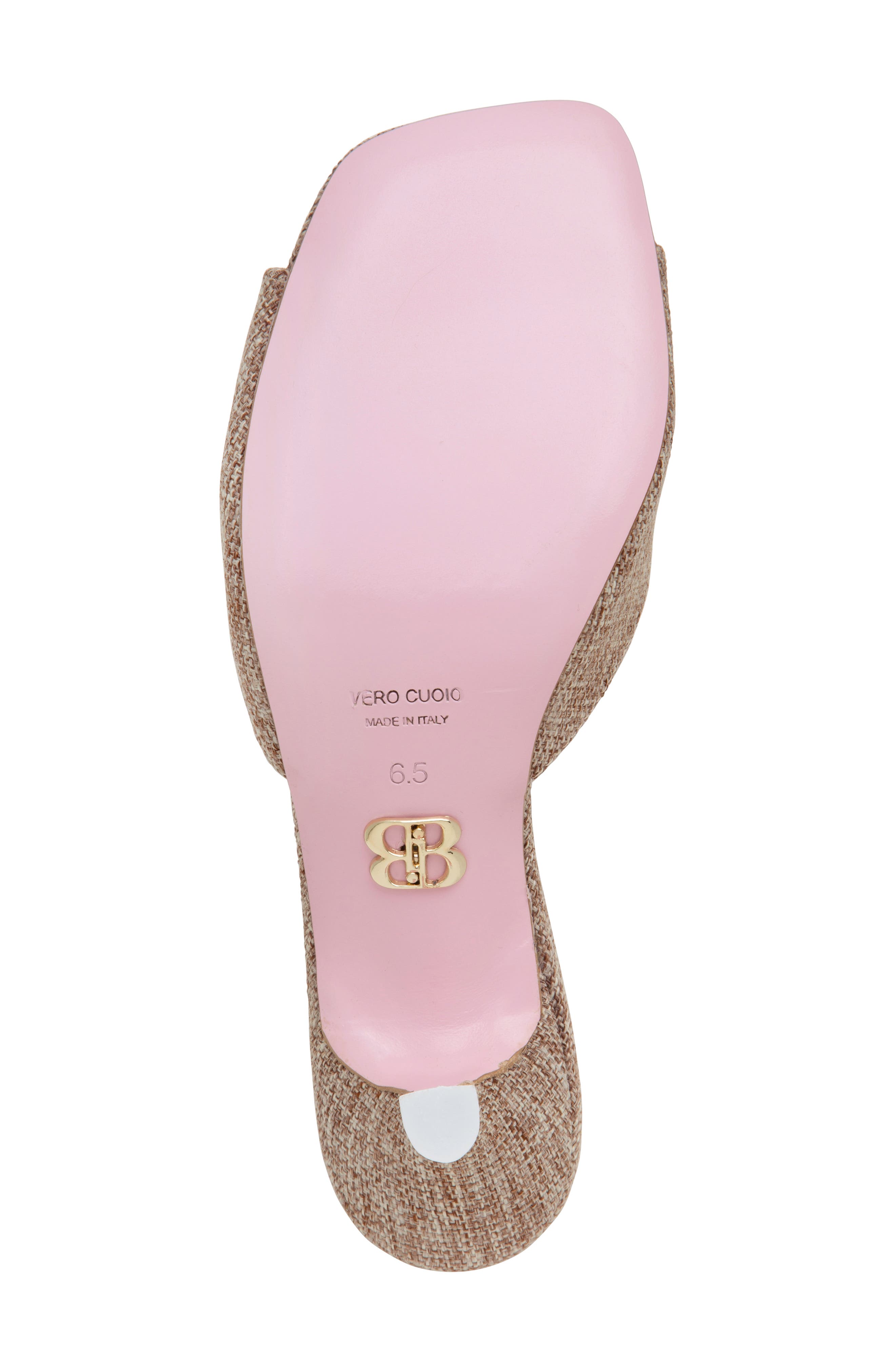 BEAUTIISOLES Eden Kitten Heel Slide Sandal, Alternate, color, 