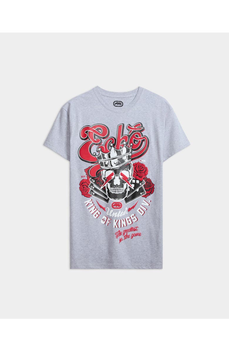 ECKO King of Kings Tee, Main, color, Heather Grey