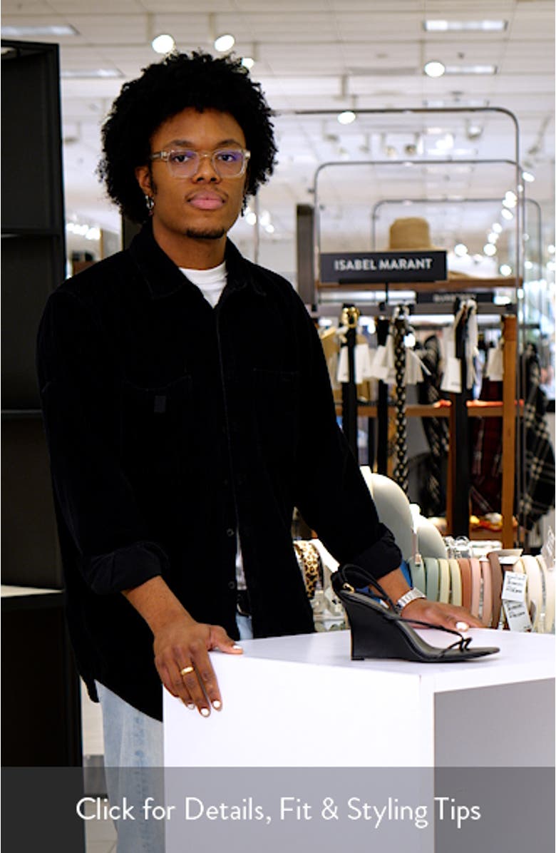 Highlight Ankle Strap Wedge Sandal, sales video thumbnail