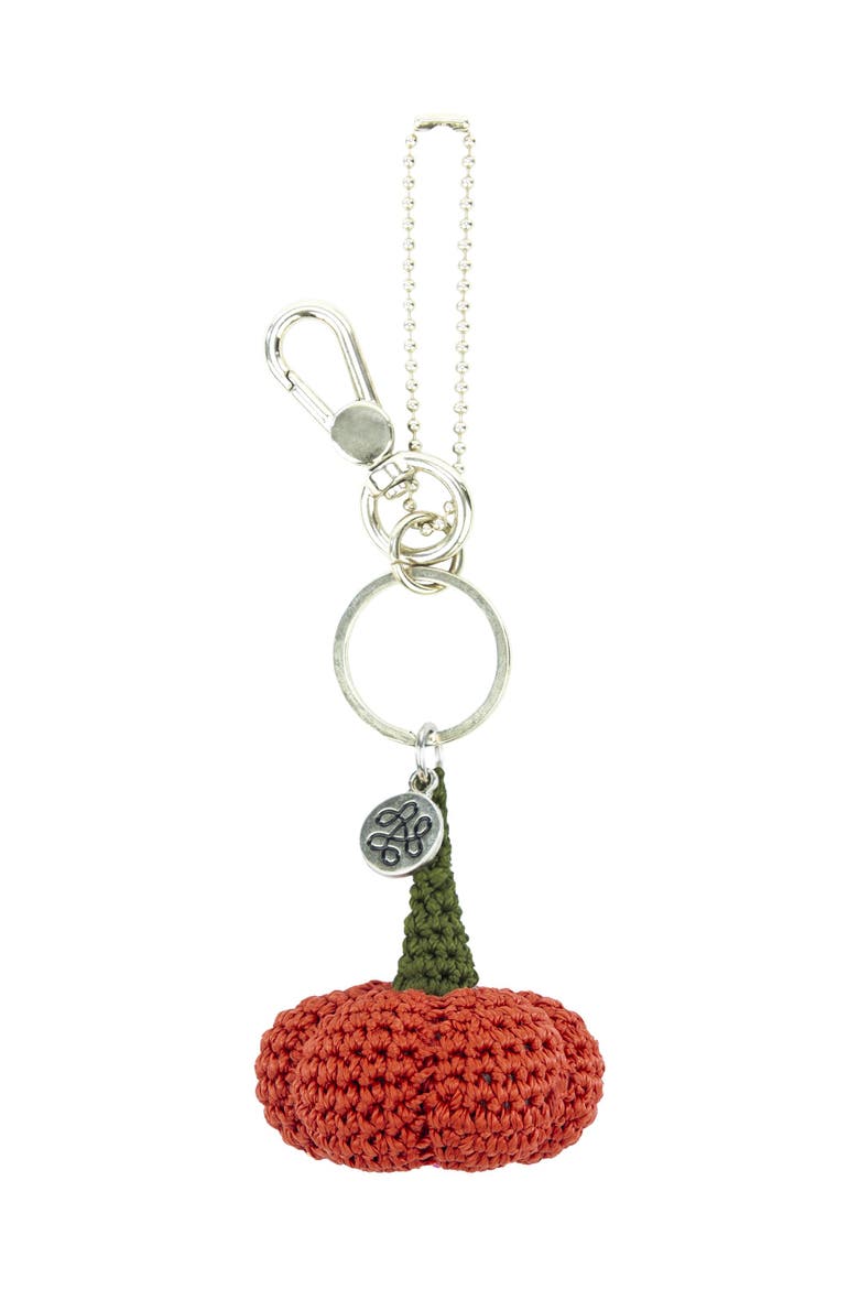 Yarnicharmz Hand Crochet Dangle - Pumpkin, Alternate, color, Pumpkin