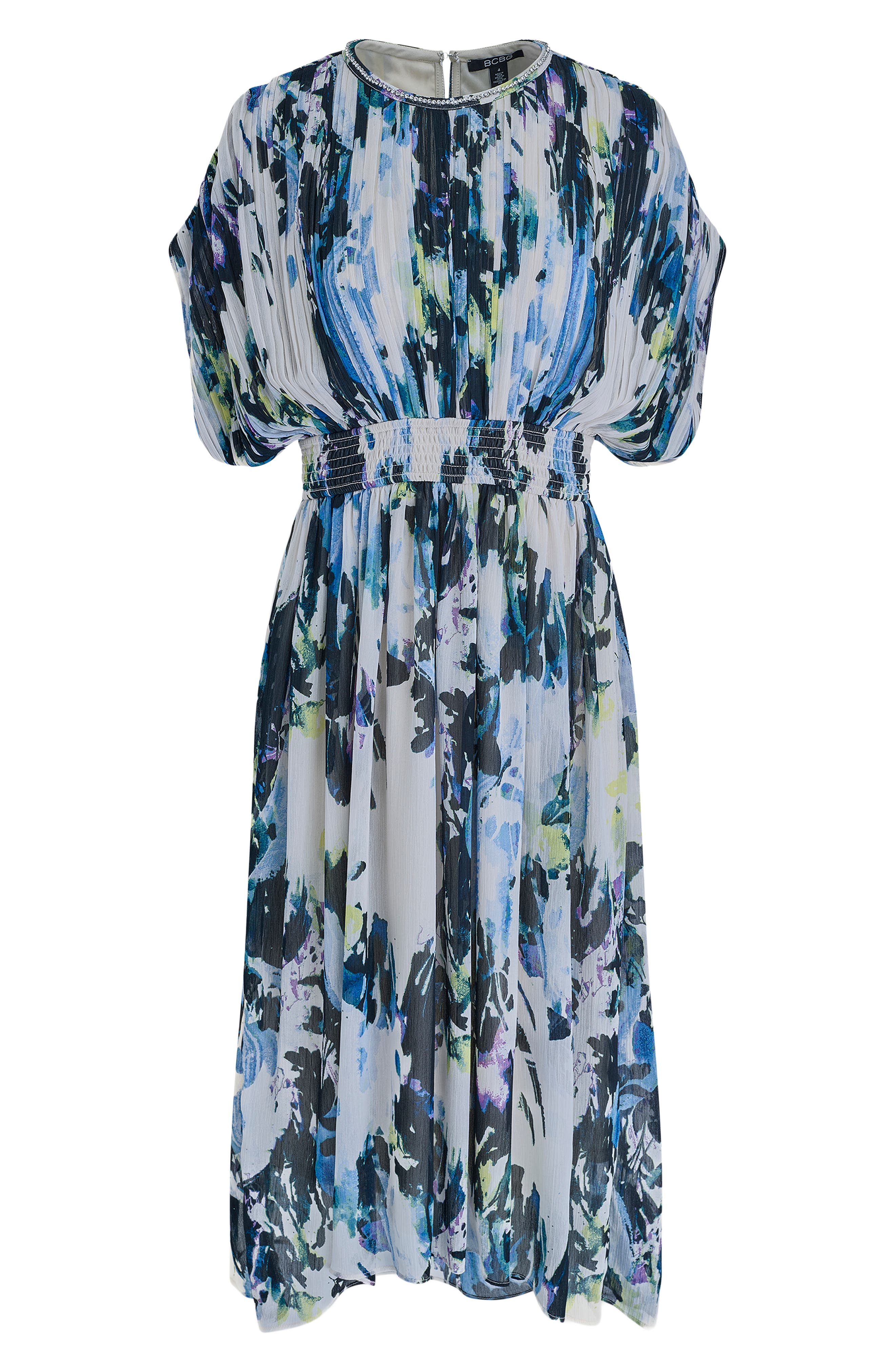 devon semi sheer chiffon midi dress BCBG Abstract Print Plissé campaign_memorial-day Size:US Size 6 Floral Print Crepe Maxi Urban outfitters It will need some