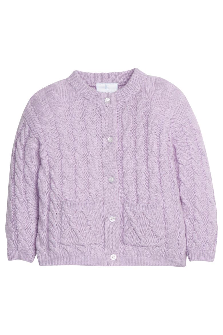 Kids' Classic Cashmere Blend Cardigan, Main, color, Lavender