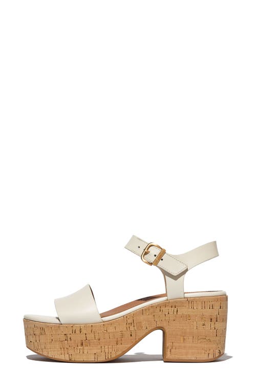 Fitflop Platfforms Ankle Strap Platform Wedge Sandal In Paris Beige