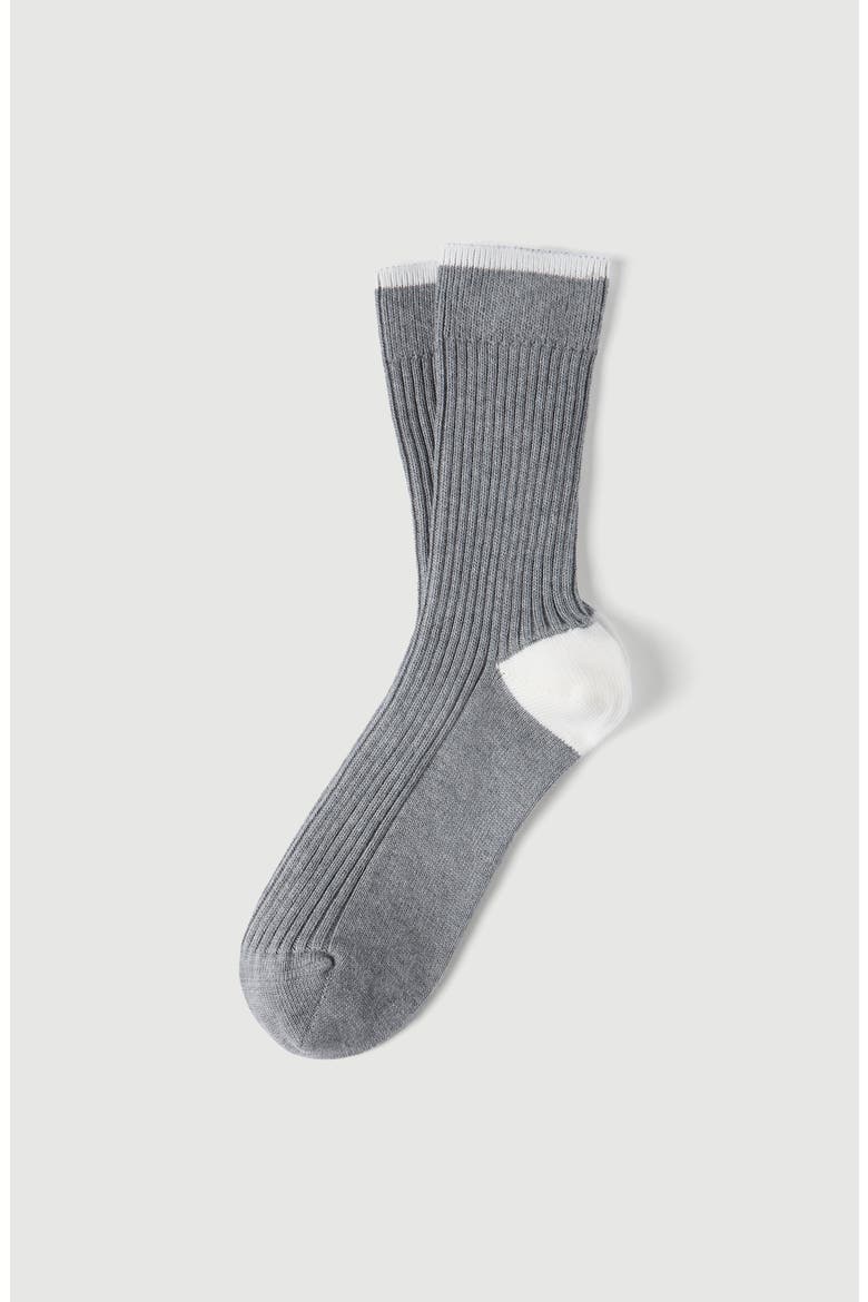 Cotton socks, Main, color, Grey