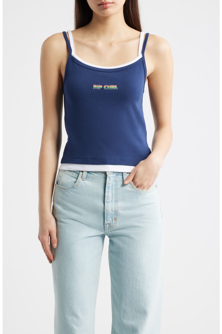 Surf Revival Layer Tank, Main, color, DARK NAVY