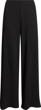 Open Edit Crepe Wide Leg Pants