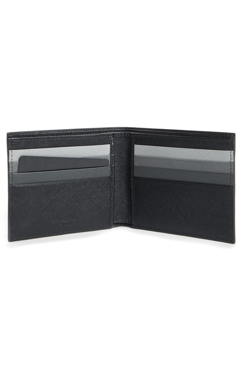 Prada Saffiano Leather Bifold Wallet, Alternate, color, 