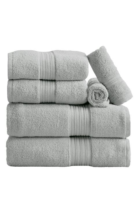 Quick-Dry Cotton 6-Piece Towel Set