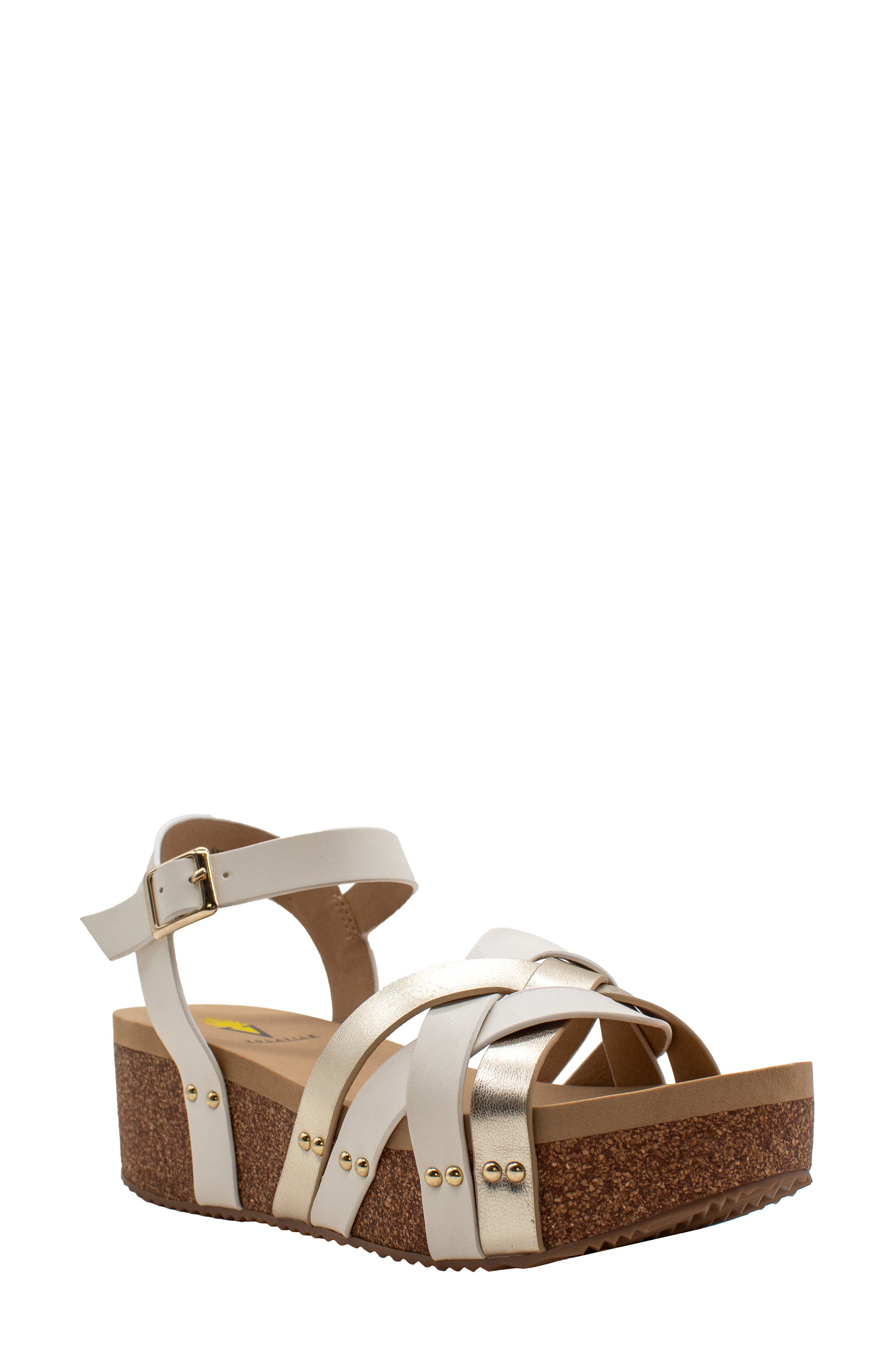 Volatile Edna Ankle Strap Platform Wedge Sandal, Main, color, 