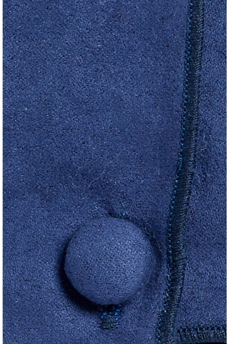 Solid Sueded Cotton Pocket Square, Alternate, color, NAVY