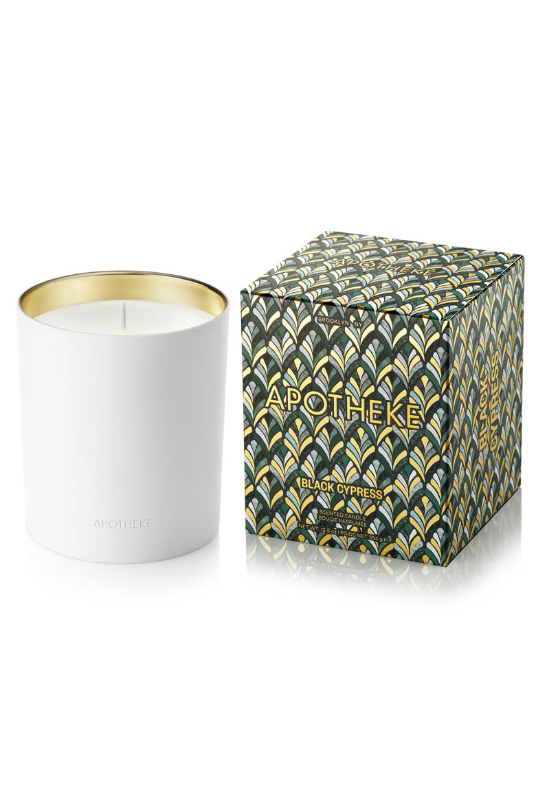 Ceramic Scented Candle, Main, color, BLACK CYPRESS
