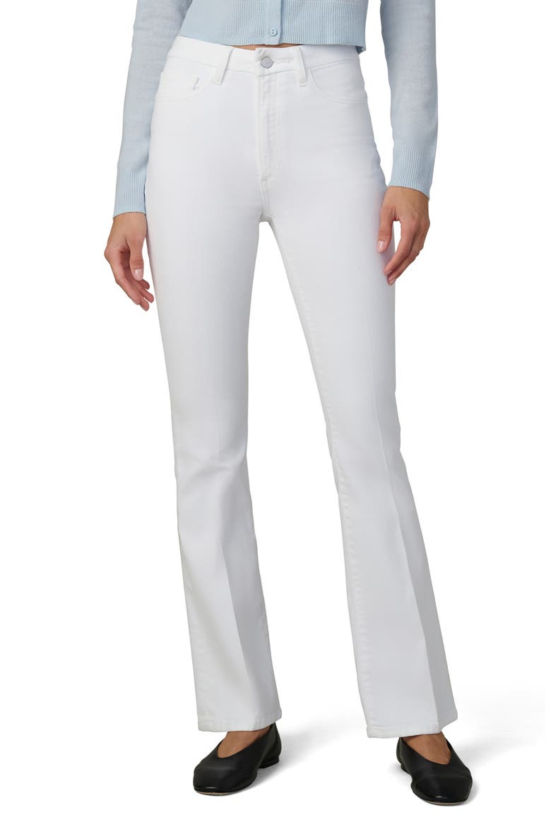 The Hi Honey Curvy High Waist Bootcut Jeans, Main, color, WHITE