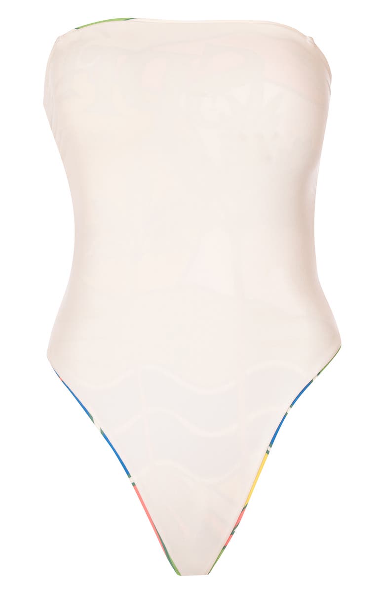 Maaji Ohana One-Piece Swimsuit, Alternate, color, Open Green