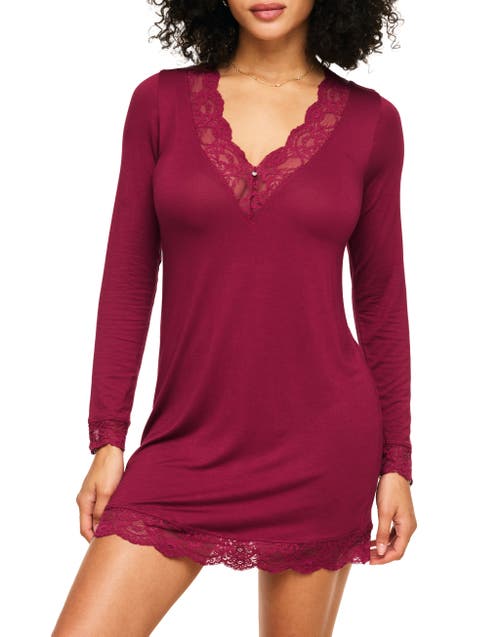 Adore Me Hasina Sleepshirt In Red