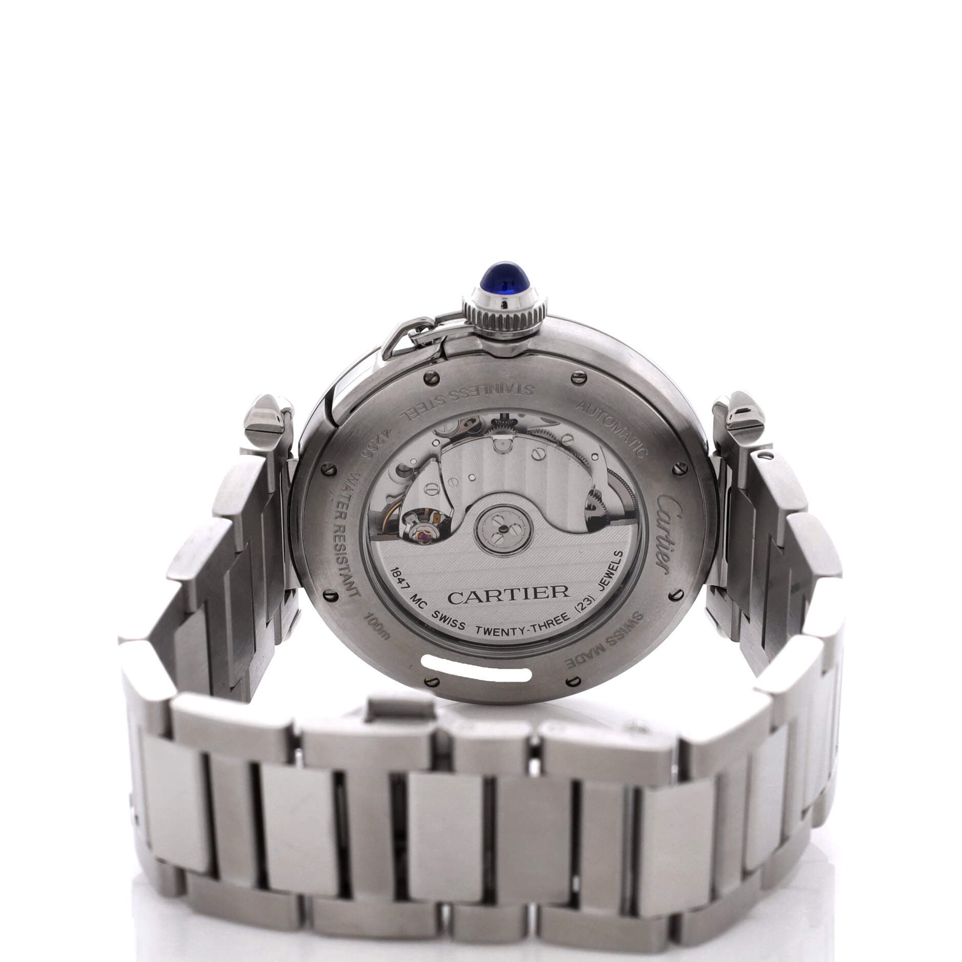 Pasha de Cartier Automatic Watch Stainless Steel 41, Alternate, color, Metallic Silver
