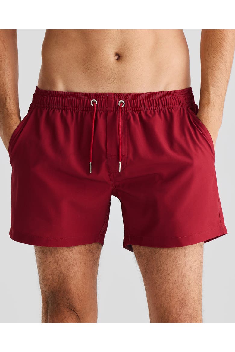 Torino Stretch Swim Short, Main, color, Maroon