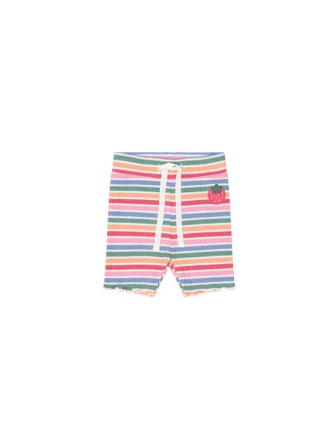 Tutti Frutti Stripe Bike Short (Toddler, Little Kid, Big Kid)