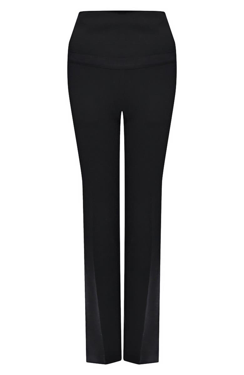 PIETRO BRUNELLI MATERNITY Over the Bump Straight Leg Maternity Pants, Alternate, color, Black