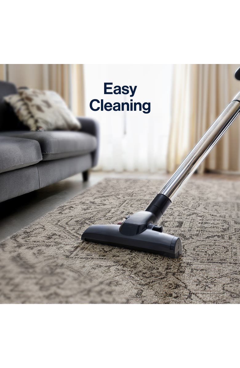 JONATHAN Y Estrella Bohemian Medallion Textured Weave Indoor/Outdoor Area Rug, Alternate, color, Black/Gray