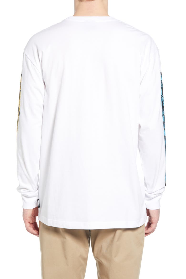 Strawberry Long Sleeve Graphic Tee, Alternate, color, WHITE