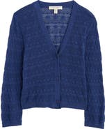 Seasalt Cornwall Sweet Day Pointelle Stitch Organic Cotton Cardigan