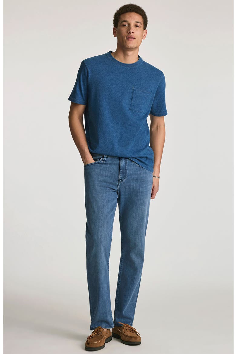 Indigo Cotton Pocket T-Shirt, Alternate, color, INDIGO