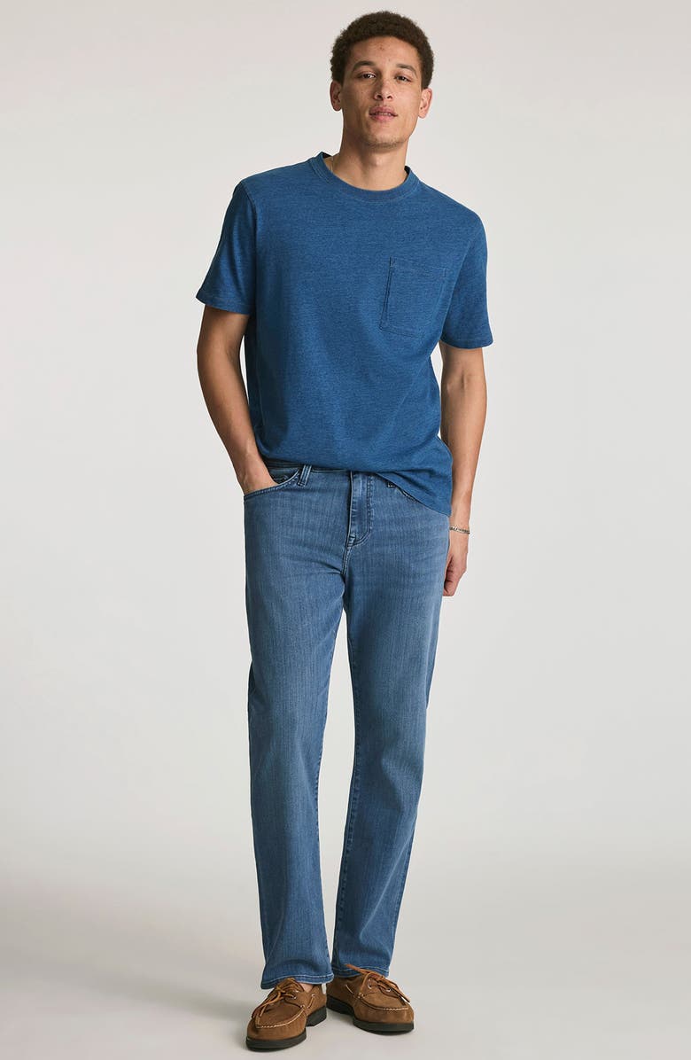 Mavi Jeans Indigo Cotton Pocket T-Shirt, Alternate, color,