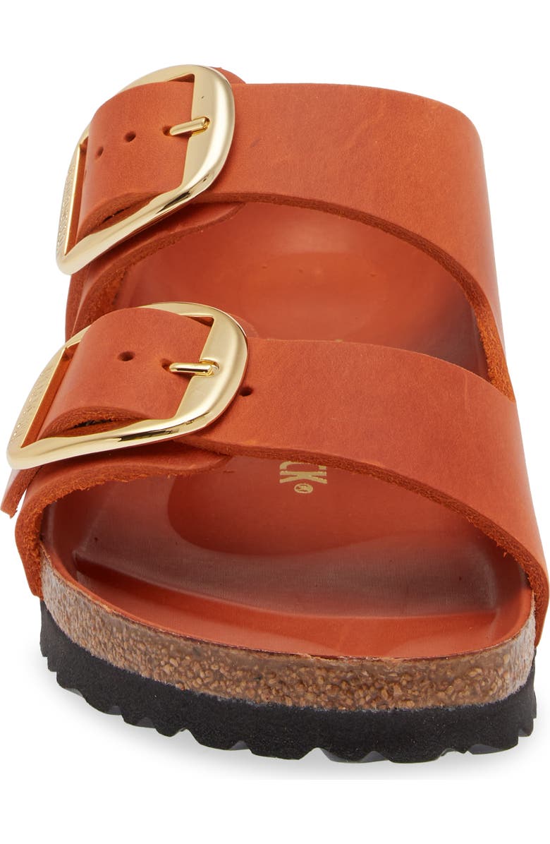 Birkenstock Arizona Big Buckle Slide Sandal - Discontinued, Alternate, color, Orange