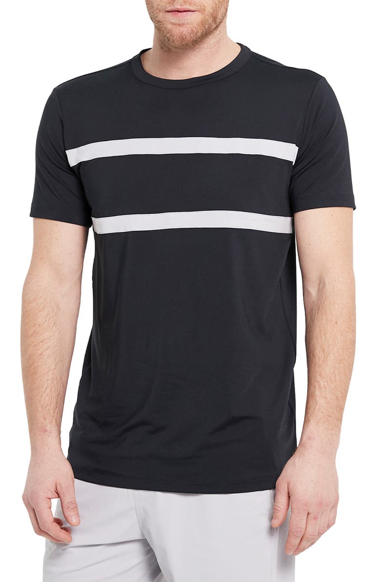 Redvanly Clark Stripe Crewneck Shirt, Main, color, 