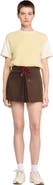 SANDRO Drawstring pleated skort