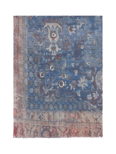 Rachelia Sequin Embroidered Scarf