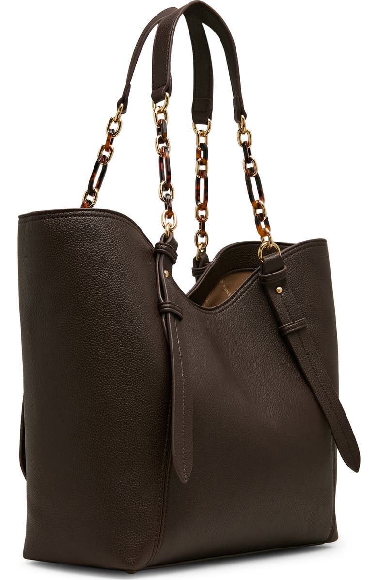Anne Klein Medium Tote, Alternate, color, Espresso