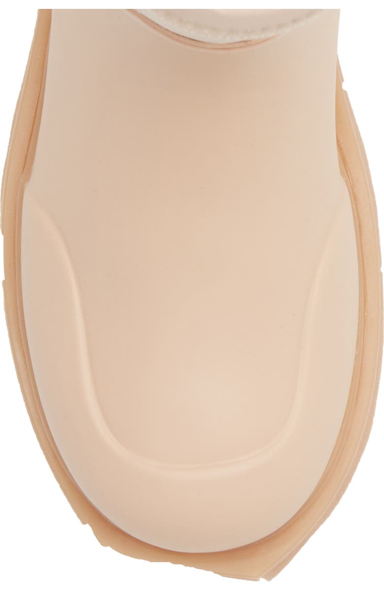 Off-White Sponge Rubber Rain Boot, Alternate, color,
