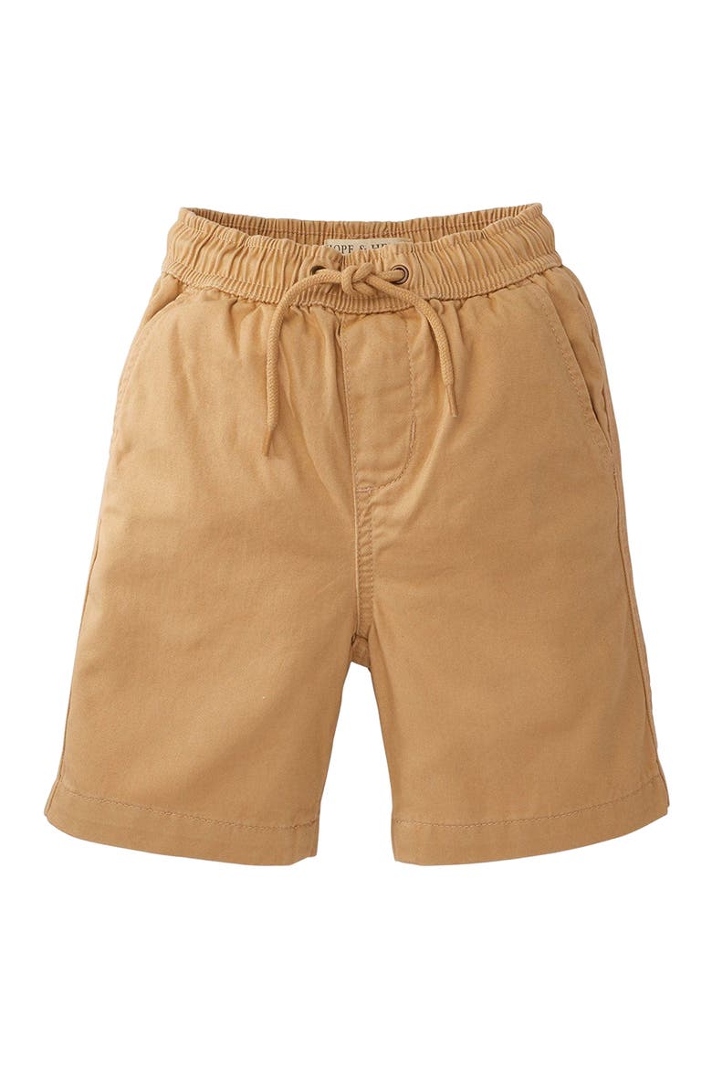 Baby Boys' Woven Pull-On Short, Infant, Main, color, Khaki