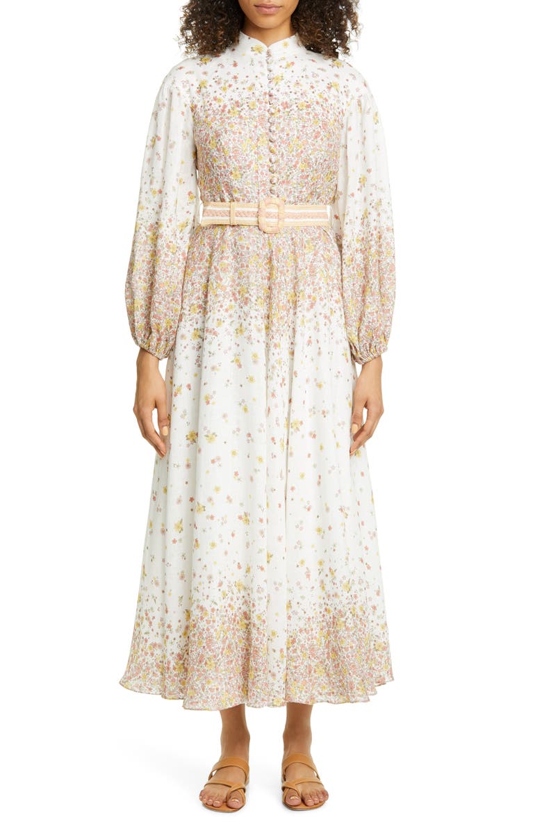 Zimmermann Carnaby Long Sleeve Maxi Dress, Main, color,
