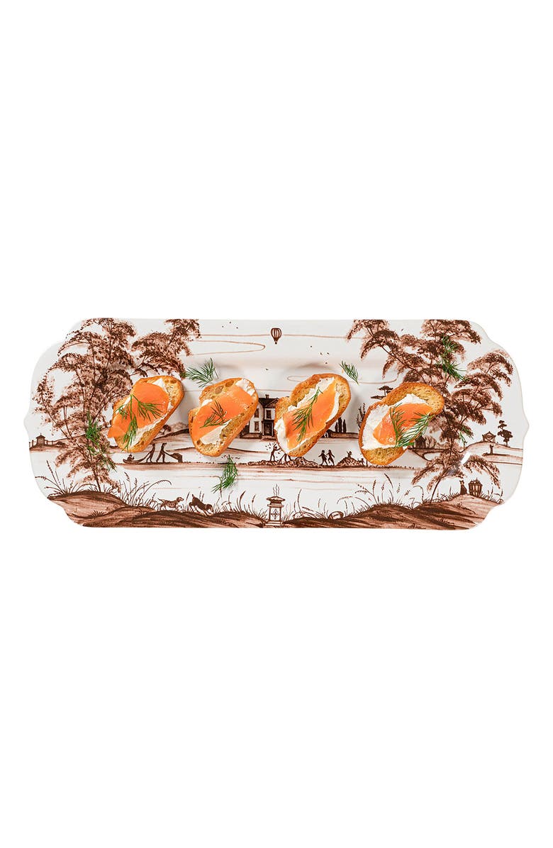 Juliska Country Estate Harvest Hostess Tray, Alternate, color, Sepia