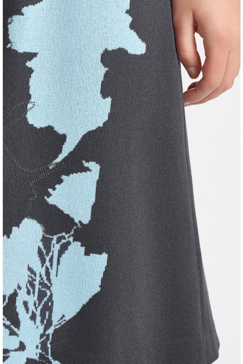 Abstract Floral A-Line Dress, Alternate, color, DAWN/ GRANITE