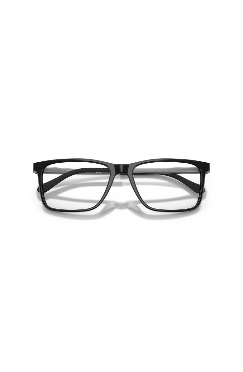 Ralph Lauren 58mm Rectangle optical glasses, Alternate, color, Black