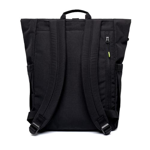 Lefrik Lars Roll Backpack In Black