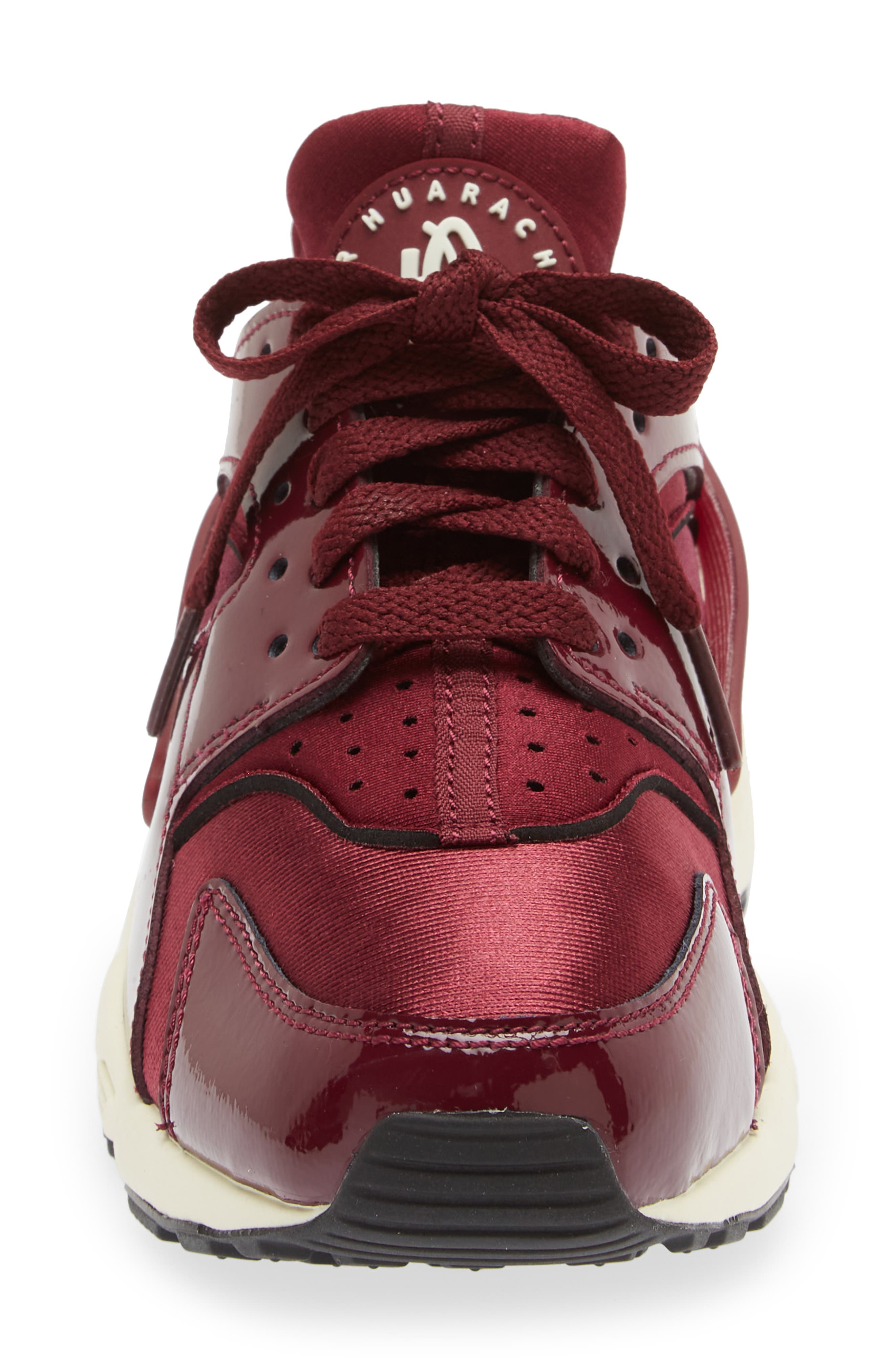 Air Huarache Sneaker, Alternate, color, DARK BEETROOT/ SAIL/ BLACK