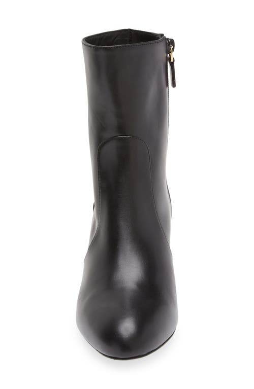 Stuart Weitzman Flareblock 60 Zip Bootie In Black