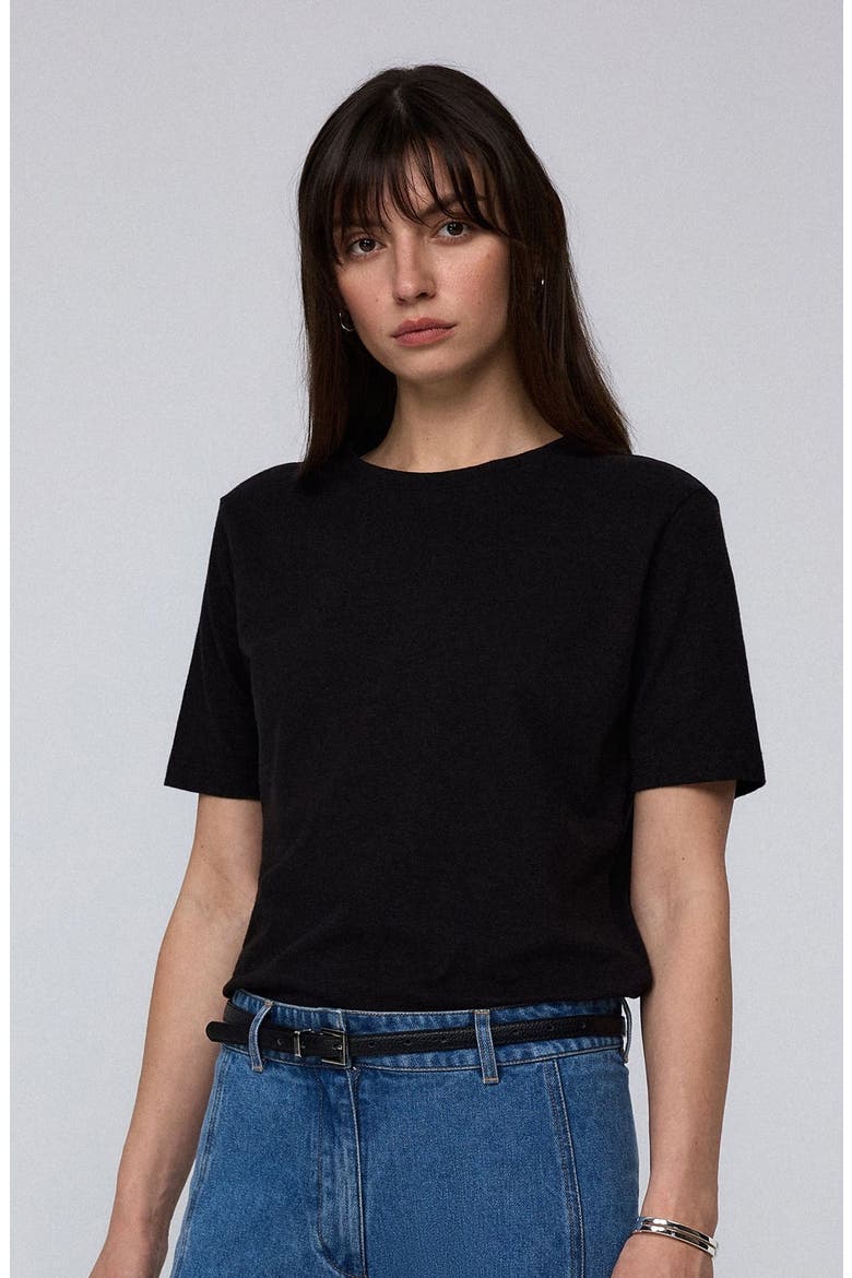 Hemp Essentials Short Sleeve Tee, Main, color, black