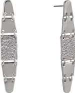 Laundry by Shelli Segal Pavé Crystal Linear Drop Earrings