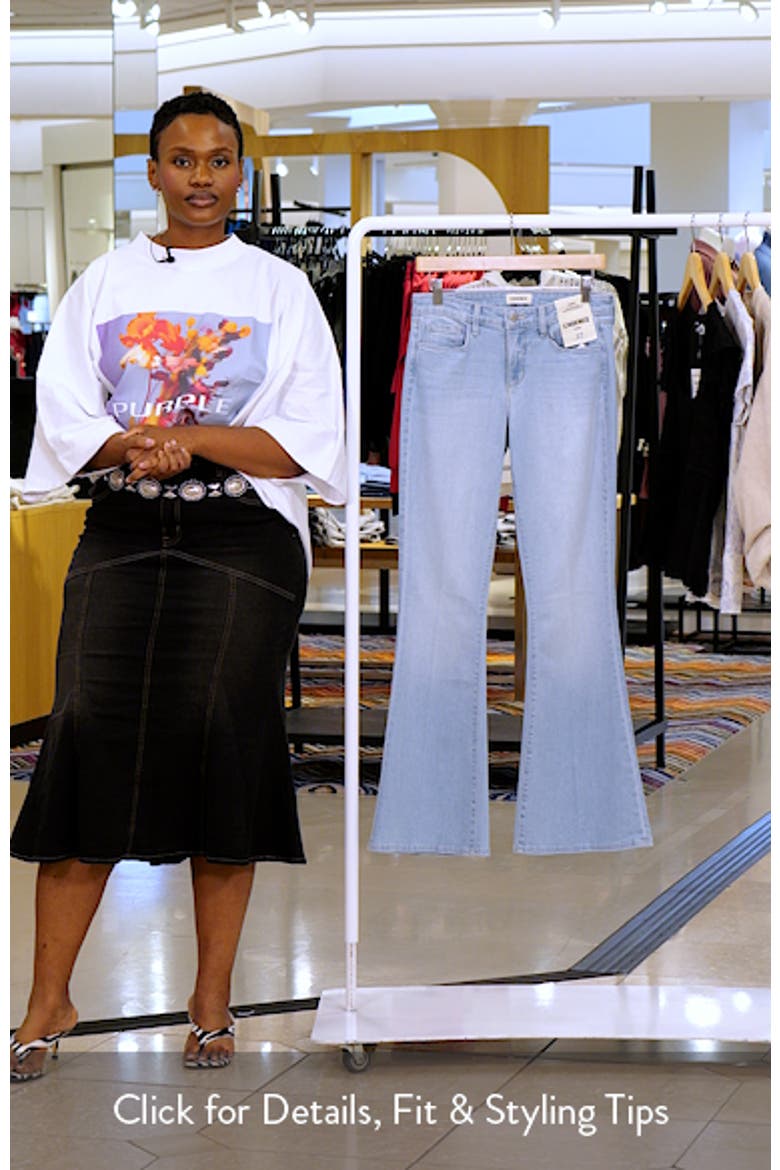 Taney Sneaker Flare Jeans video