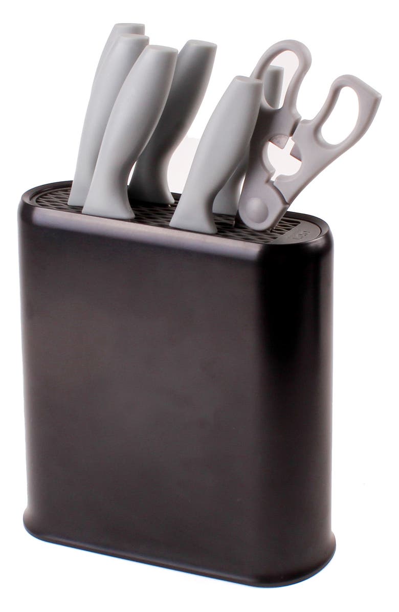 BergHOFF INTERNATIONAL Complete Knife Set, Main, color, Grey