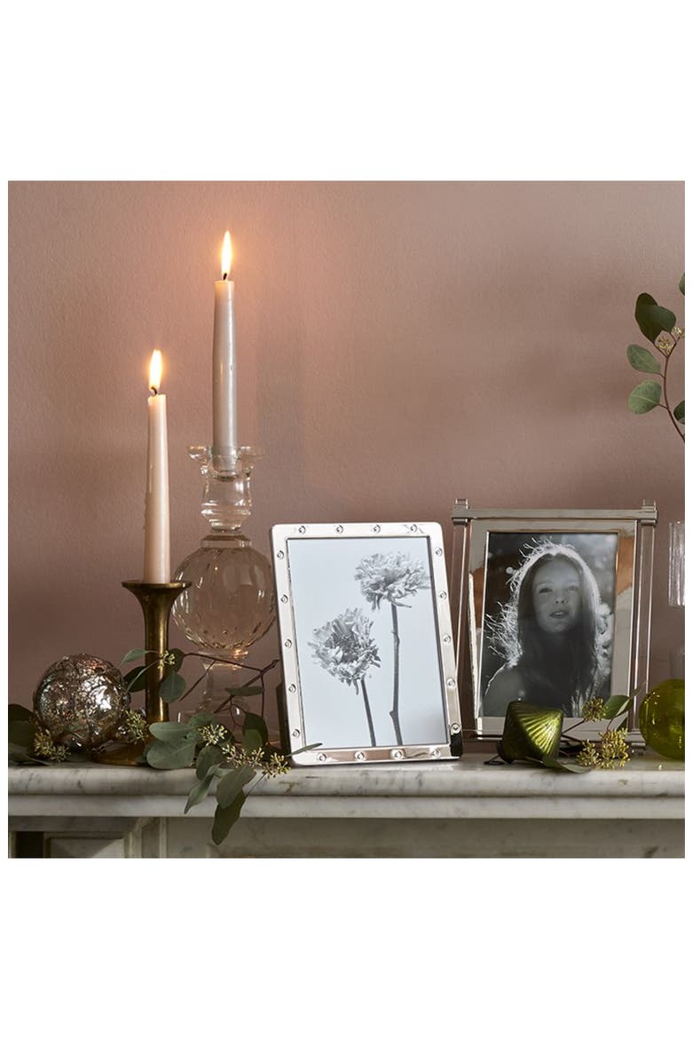 Locket Silver Plated 4 x 6-Inch Picture Frame, Alternate, color, SILVER