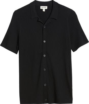 【SCENERITY】Potem collar short sleeve cardigan Short Sleeve Knit Cardigan in Silk Cotton