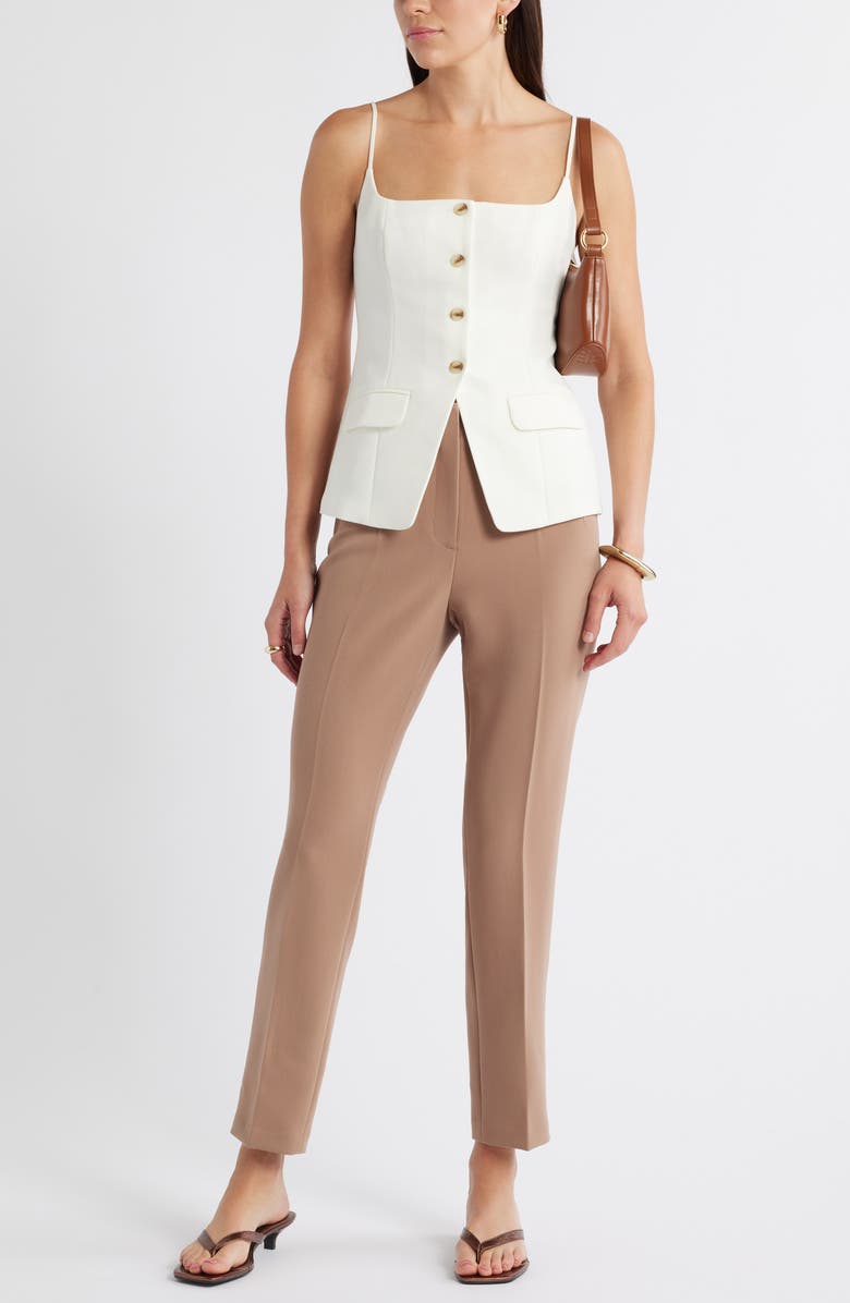 Open Edit Tori Kitten Heel Sandal, Alternate, color, Brown Penny