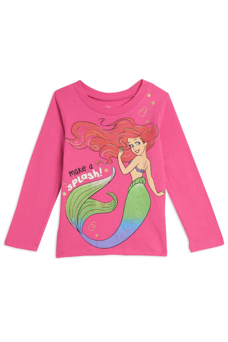 Princess 2-Pack Long Sleeve T-Shirts, Alternate, color, Multicolor